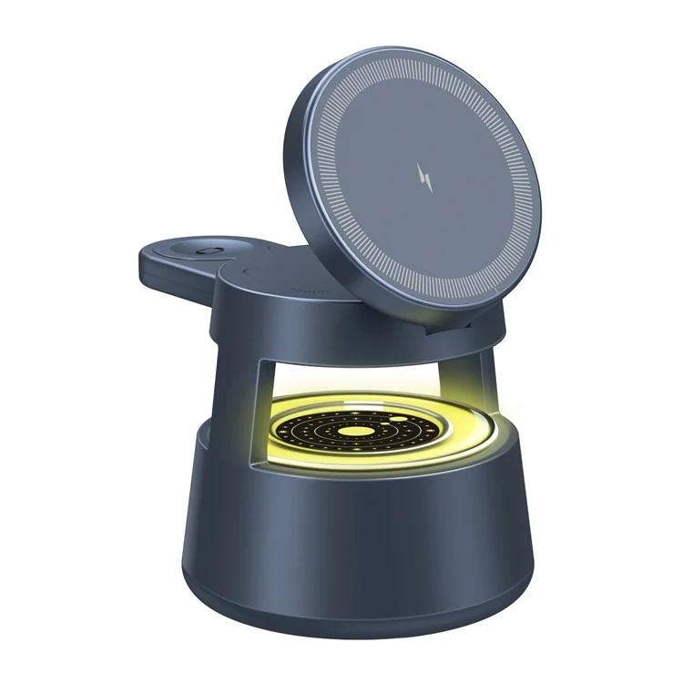 OJD-132B 4 en 1 Lampe de nuit Chargeur sans fil magnétique pour téléphone Apple, montre et écouteurs