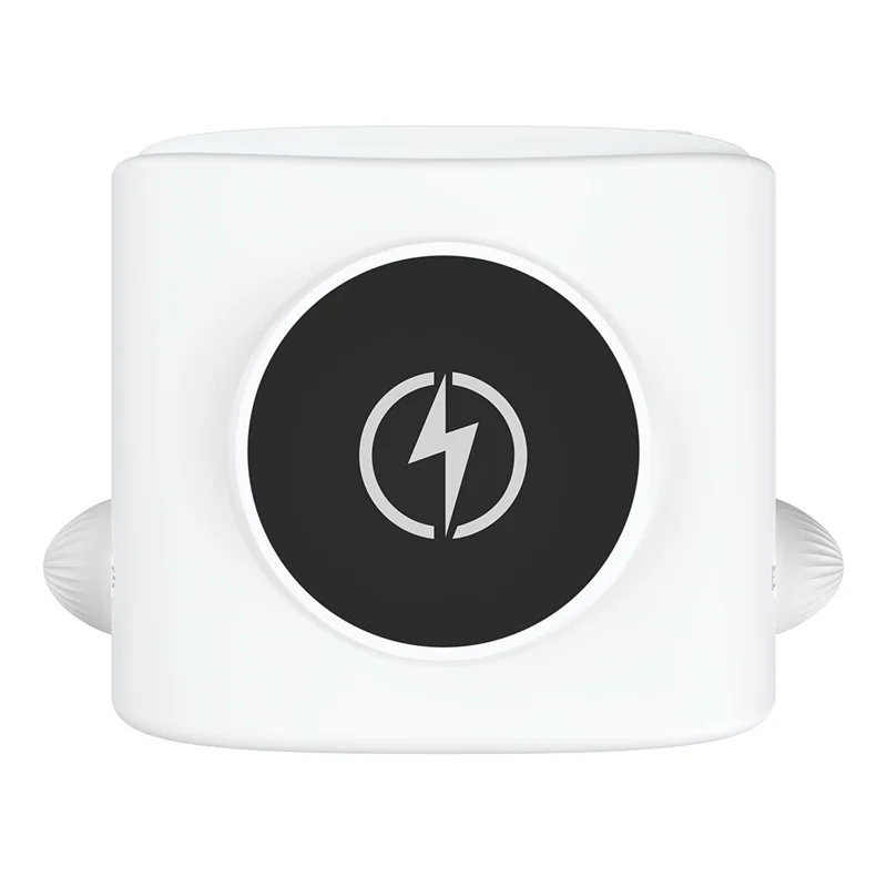 H39 Multifunktionaler Wecker TWS Bluetooth-kompatibler Lautsprecher 15W Wireless Ladegerät mit Ambientem Licht - Weiß