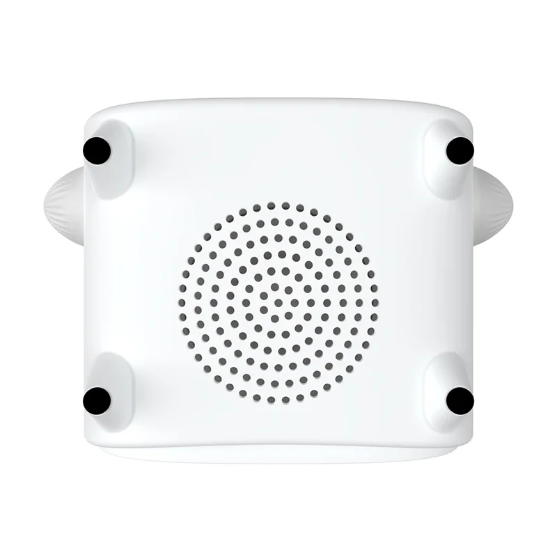 H39 Multifunktionaler Wecker TWS Bluetooth-kompatibler Lautsprecher 15W Wireless Ladegerät mit Ambientem Licht - Weiß