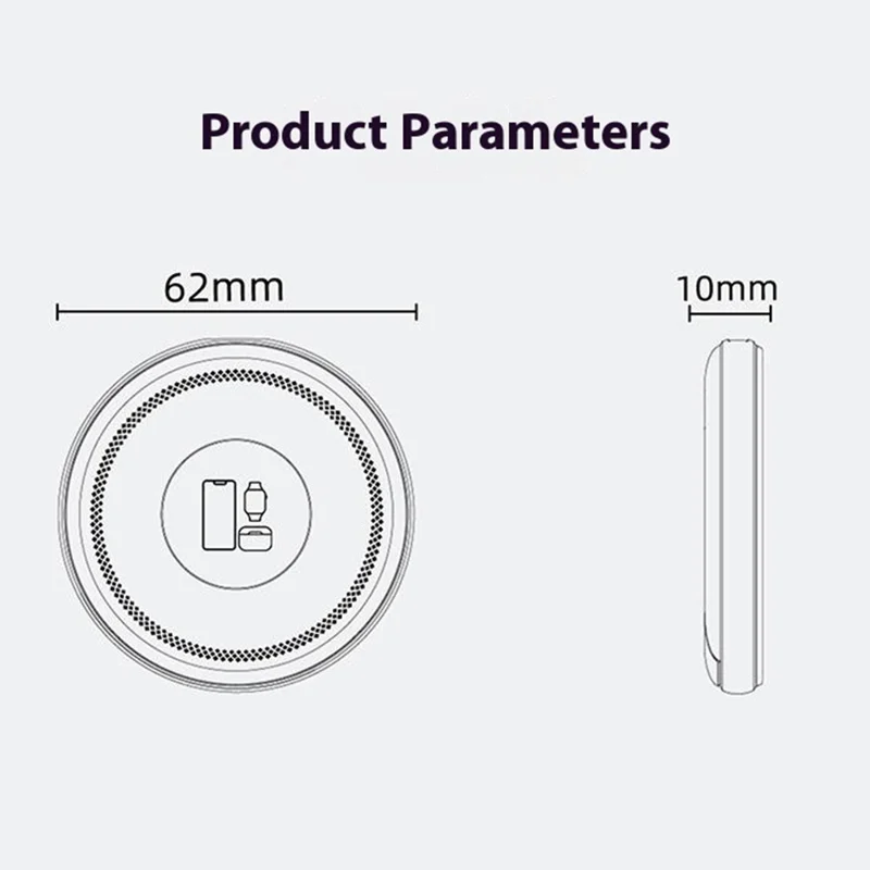 Carregador Sem Fio Magnético HT-558 3 em 1 de 15W para iPhone / AirPods / Apple Watch com Suporte Dobrável - Branco
