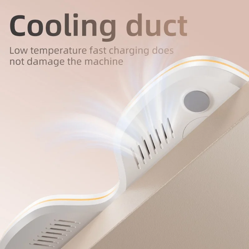 T60 Wireless Charging Station for Phone Watch Earbuds Magnetic Desktop Charger with Time Display