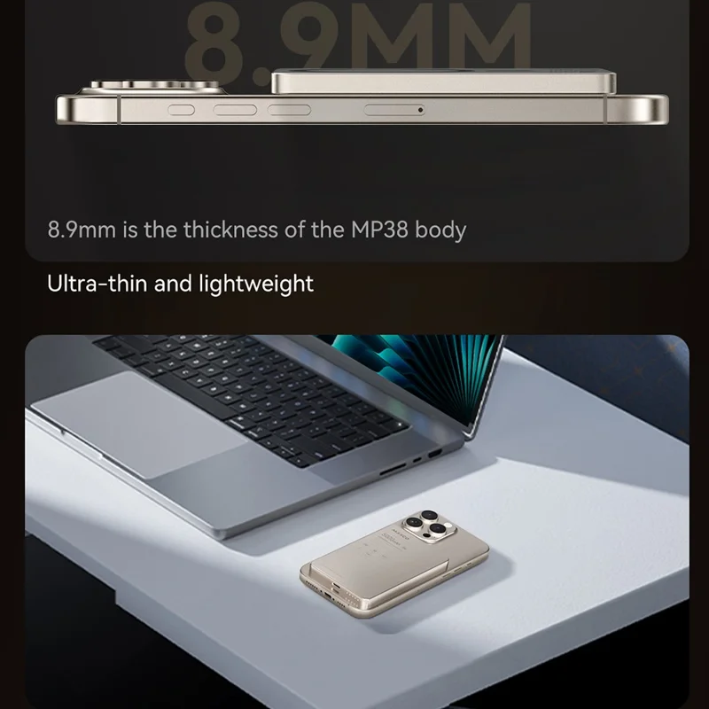 MAXCO MP38 5000mAh PD 20W Fast Charging Power Bank 15W Magnetic Wireless Charging Battery Pack - Desert Gold