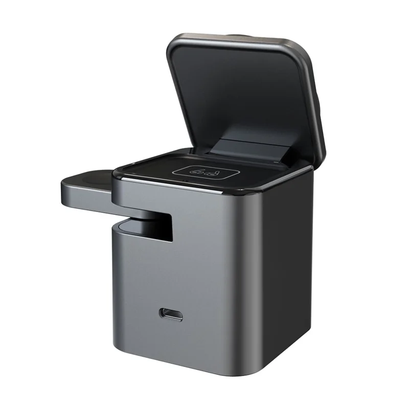 Station de charge sans fil 3 en 1 magnétique pliable avec base rotative