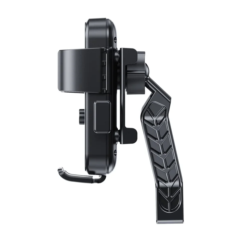 Motorcycle Phone Mount Holder 15W Wireless Charger with Sunshade for Delivery Riders Navigation