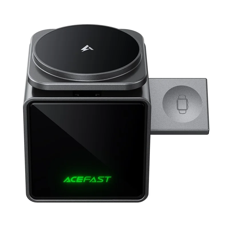 ACEFAST E34 3 in 1 Desktop Charging Station for Phone / Watch / Earbuds Electric Flip Wireless Charging Stand
