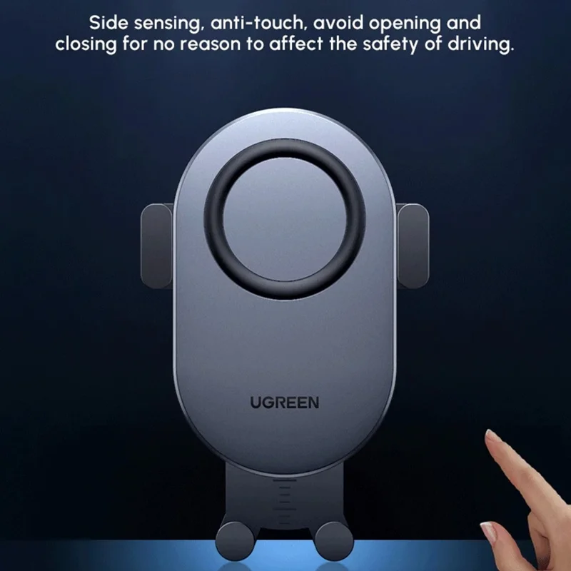UGREEN 25924 15W Wireless Car Charger Qi Fast Charging Auto Clamping Air Vent Phone Mount