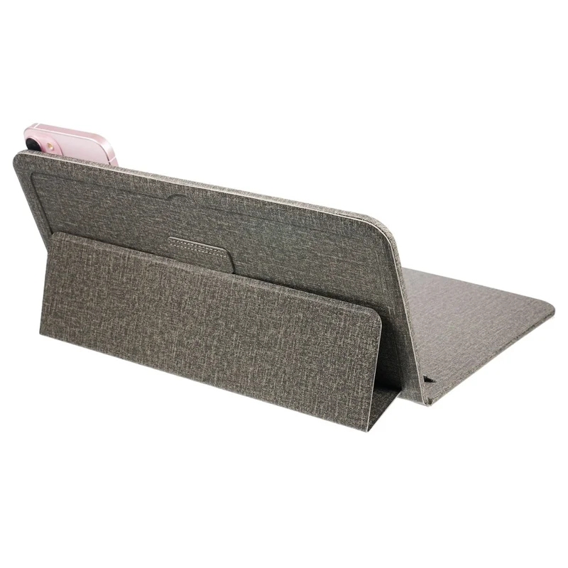 H18-2 15W Fast Charging Wireless Charger Multifunctional Mouse Pad with Stand and Writing Pad - Grey