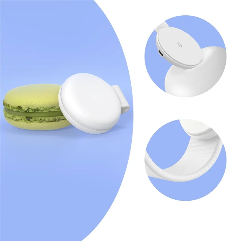 M40 Caricatore wireless magnetico 2 in 1 25W Ricarica rapida Pieghevole 5W per Auricolari iPhone AirPods Apple Watch - Bianco