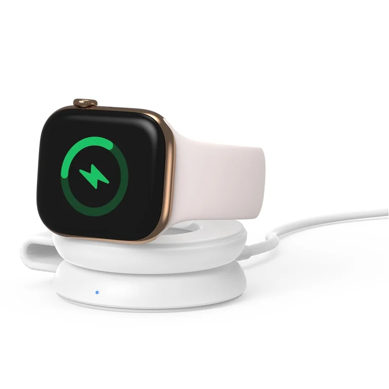 M40 Caricatore wireless magnetico 2 in 1 25W Ricarica rapida Pieghevole 5W per Auricolari iPhone AirPods Apple Watch - Bianco