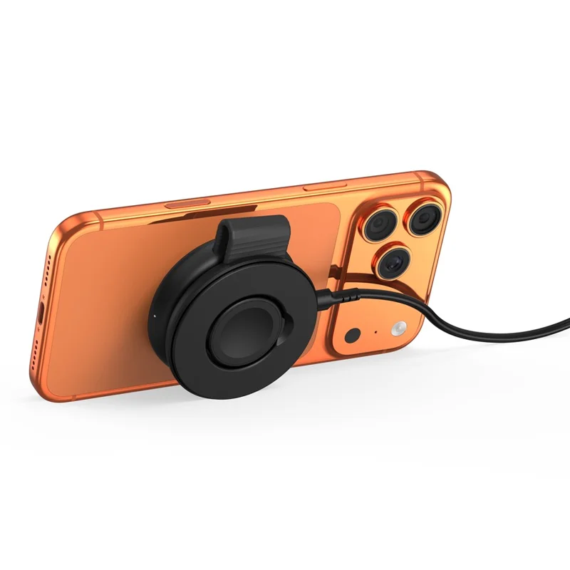 M40 2 in 1 Magnetic Wireless Charger 25W Fast Charging Foldable 5W for Earbuds iPhone AirPods Apple Watch - Black