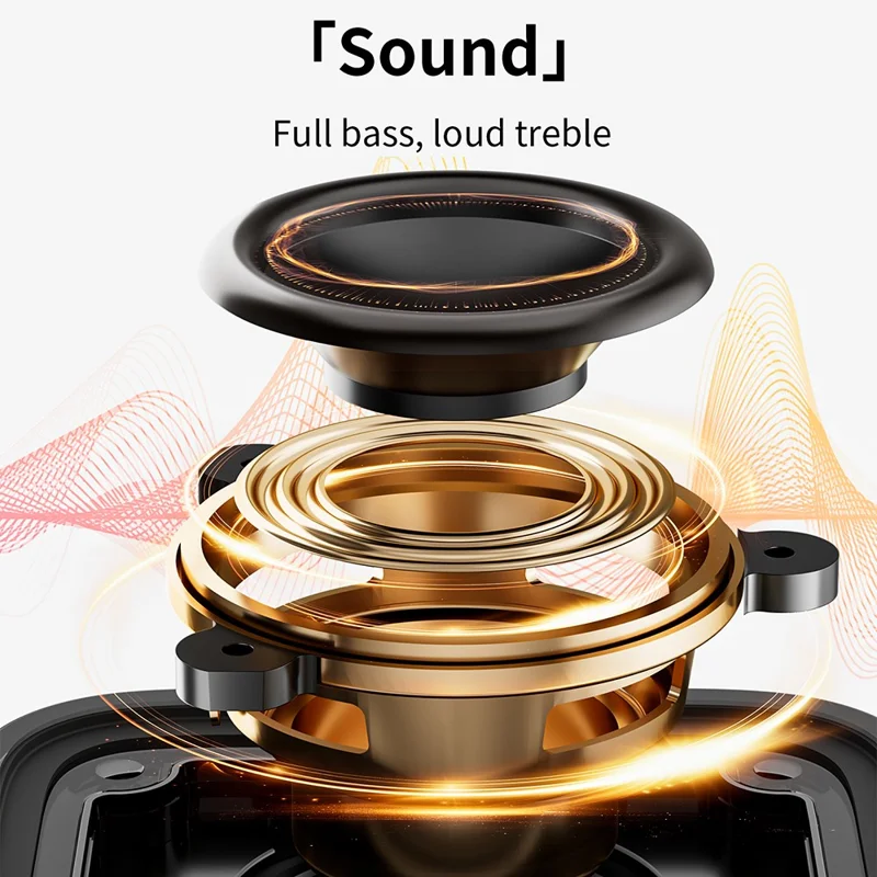 C09PLUS 5 in 1 Qi2.2 25W Magnetic Wireless Charger + Bluetooth-Compatible Speaker + Alarm Clock + Night Light + Time Display - White