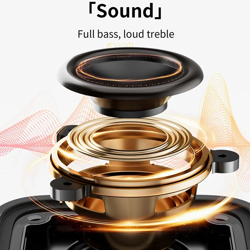 C09PRO Qi2.2 25W Caricatore Wireless Magnetico Multifunzione Ricarica Rapida Stand di Raffreddamento Altoparlante Compatibile Bluetooth - Nero