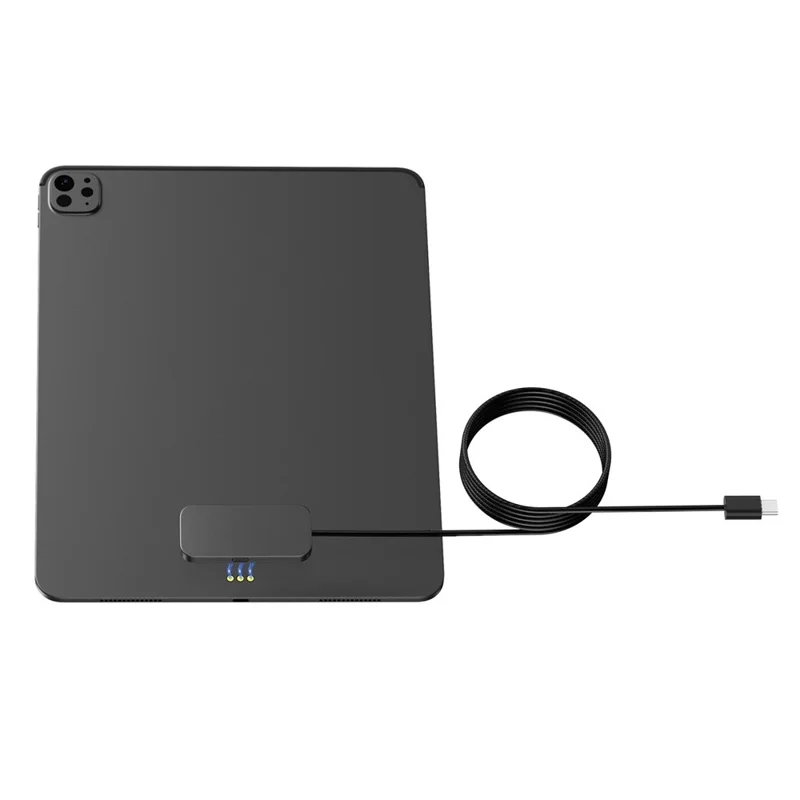 Magnetic Wireless Charger for iPad Air 13 (2025) / (2024) / Pro 12.9 (2022) / (2021) / (2020) / (2018) Fast Charging Pad with USB - C Cable Smart Connector