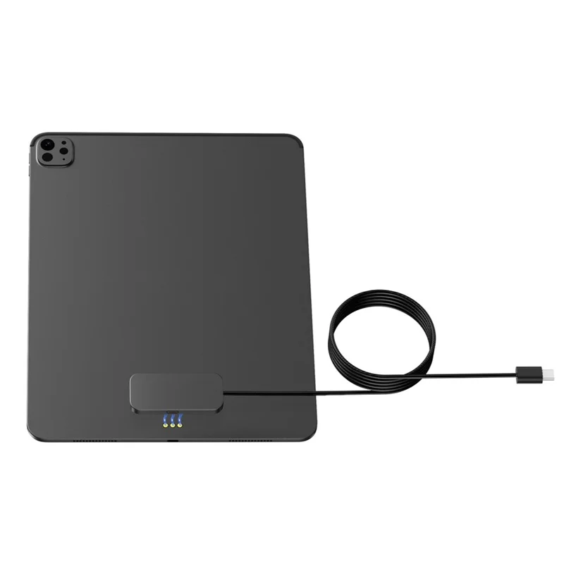 Caricatore wireless magnetico per iPad Air 11 (2025) / (2024) / Air (2022) / (2020) / Pro 11 (2022) / (2021) / (2020) / (2018) Pad di ricarica rapida con cavo USB-C Connettore intelligente