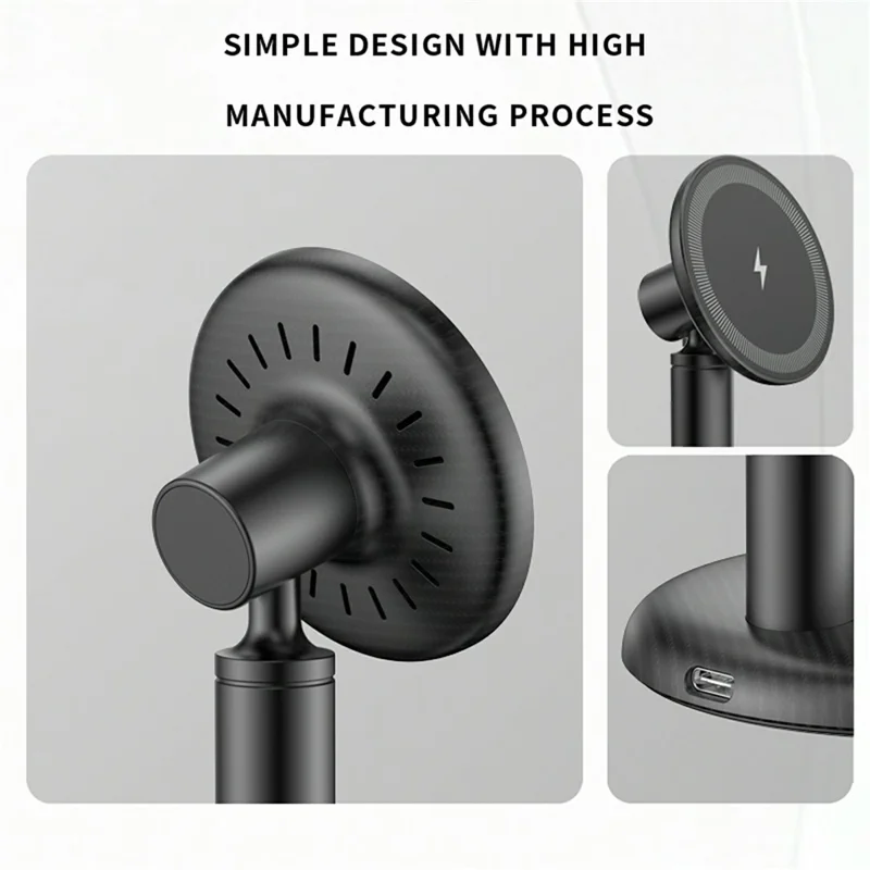 V26 Magnetic Wireless Charger 15W Phone Charging Stand Desktop Fast Charging Holder for iPhone 12-17 Series