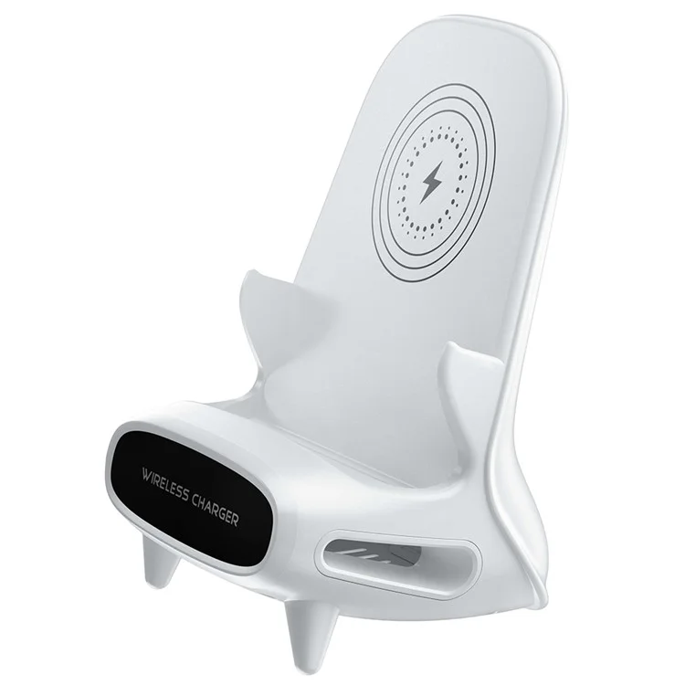 Amplificador de sonido M111 Mini Chair 15W Carga rápida Cargador inalámbrico Soporte para teléfono