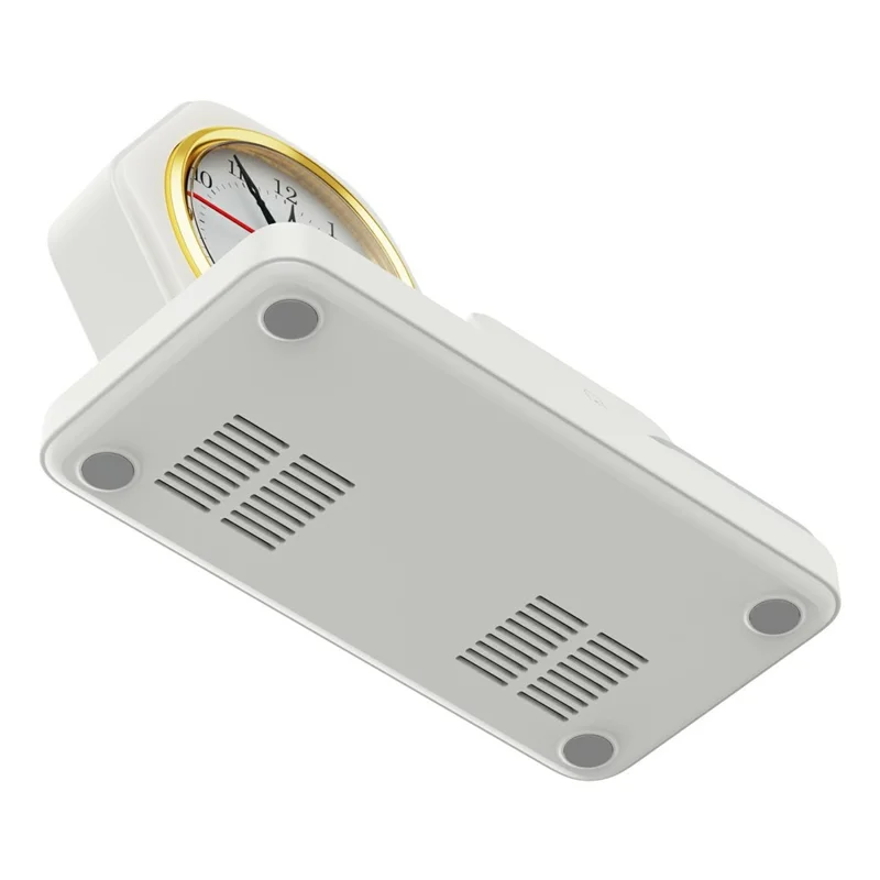 15W 4 in 1 Foldable Wireless Charger with Timer For iPhone  /  Apple Watch  /  AirPods Desktop Charging Station - White