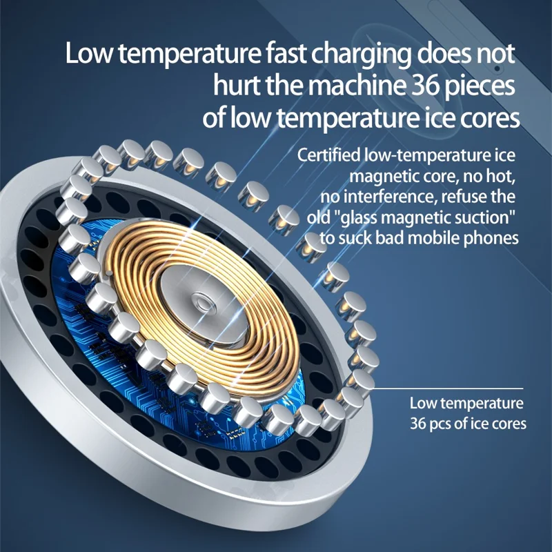 TOTU CACW-048 Wireless Charger Ultra Thin 6mm Magnetic 15W PD Fast Charging Pad - White