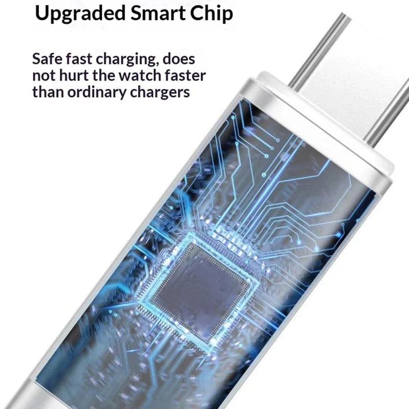 YESIDO DS36 1m For Apple Watch 5W Fast Charging Type-C Cable Magnetic Wireless Charger - White