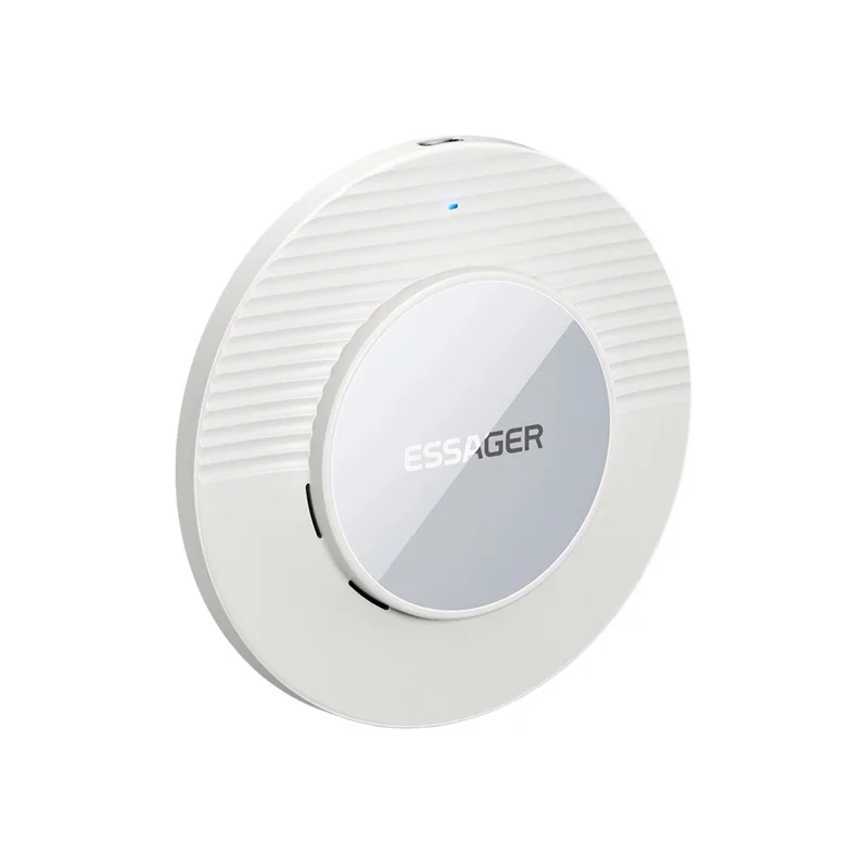 Портативное беспроводное настольное зарядное устройство ESSAGER, быстрая зарядка 15 Вт, комплект с кабелем Type-C 1 м — белый цвет