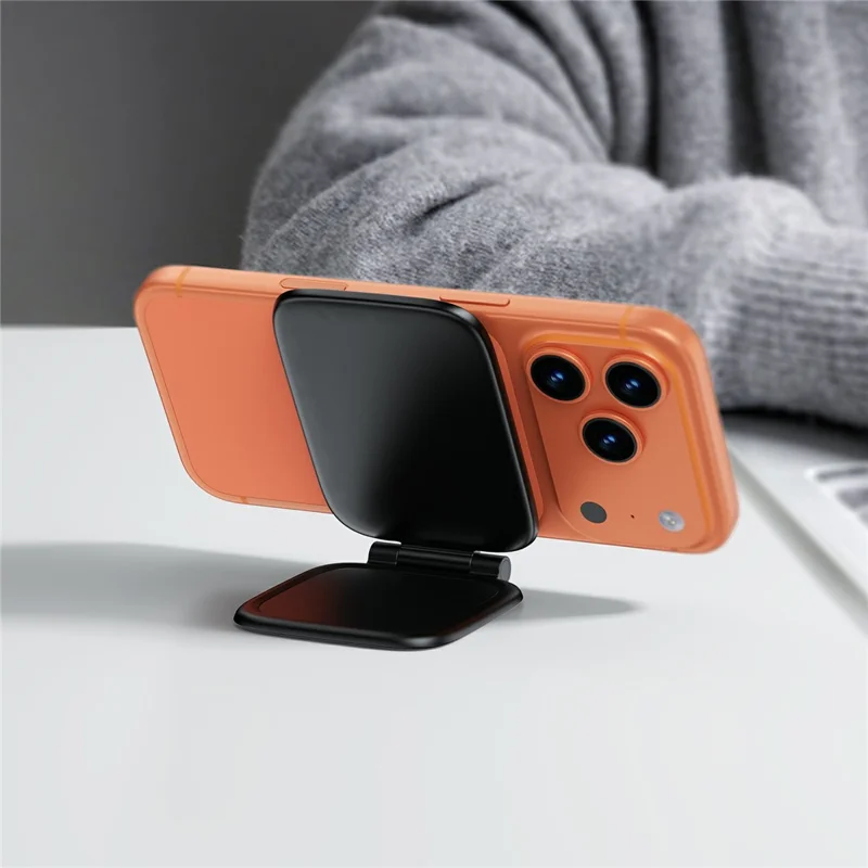 ACEFAST E46 Ultra-thin Magnetic Phone Holder 270° Adjustable Foldable Desktop Stand - Black