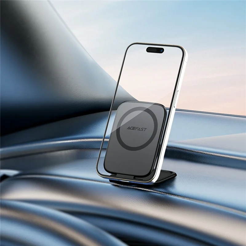 ACEFAST E46 Ultra-thin Magnetic Phone Holder 270° Adjustable Foldable Desktop Stand - Black