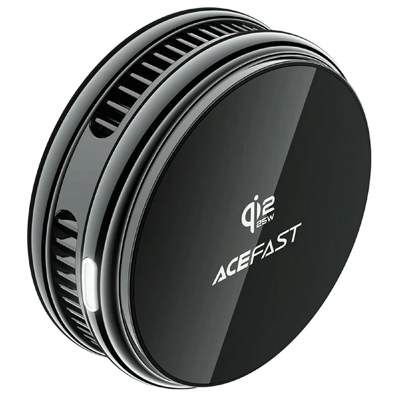 ACEFAST E47 QI2 25 W Magnetisches Kühl- und Kabelloses Ladegerät, Schneller Handykühler für Gaming – Schwarz
