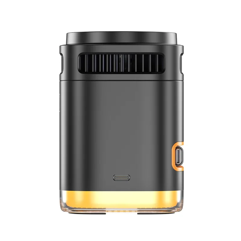 JJT-C53 5-in-1 Magnetic Wireless Charger Semiconductor Cooling System Qi2.2 25W Fast Charging Stand with Built-in Type-C Cable - Black