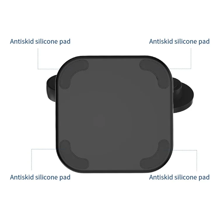 JJT-971 3 in 1 Abnehmbares Magnetisches Drahtloses Ladegerät Für Das Iphone / Apple Watch / Ohrhörer - Schwarz