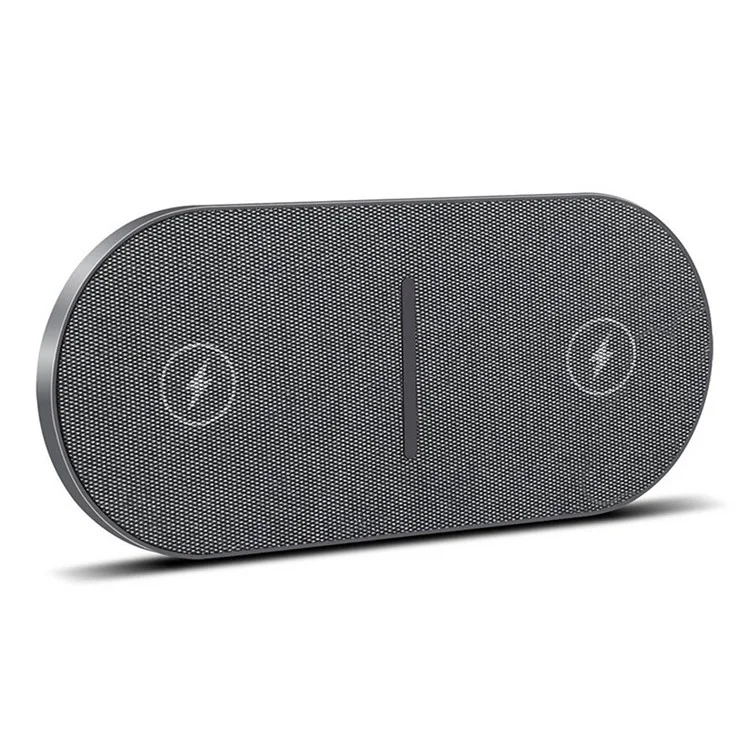 B513 2 en 1 Pavé de Charge Sans Fil Pour Iphone / Airpods Pro Dual 20W Fast Charger Mat Qi Station