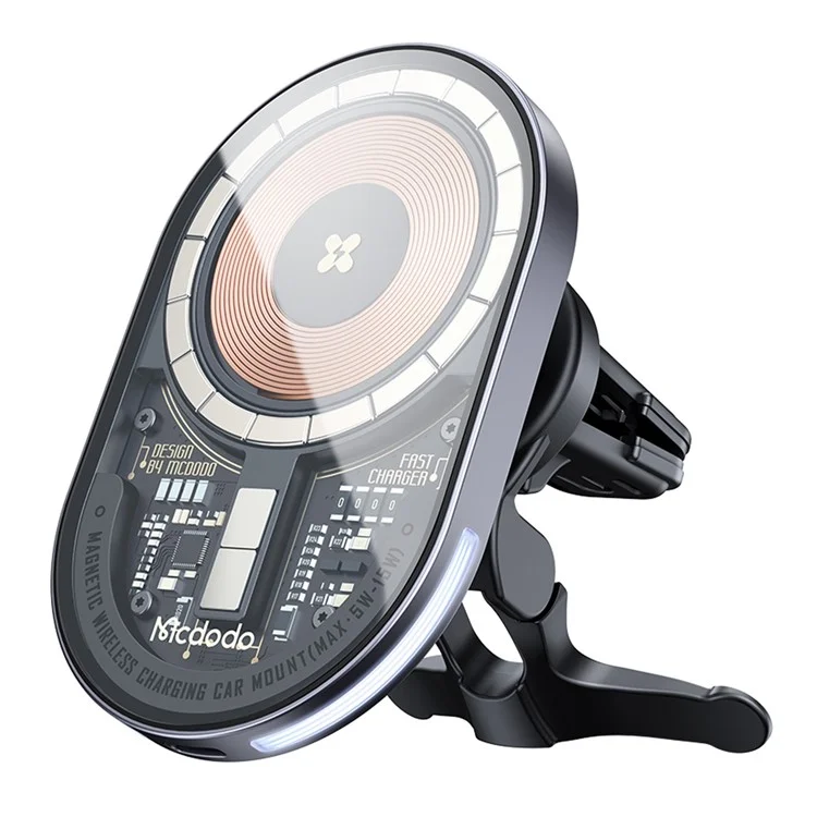 Chargeur sans fil magnétique pour voiture MCDODO CH-2340 Prism Series, Gris foncé