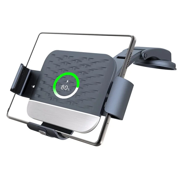 S10 For Samsung Galaxy Fold Foldable Screen Phone Holder Car Mount Coil Electromagnetic Induction Wireless Charger