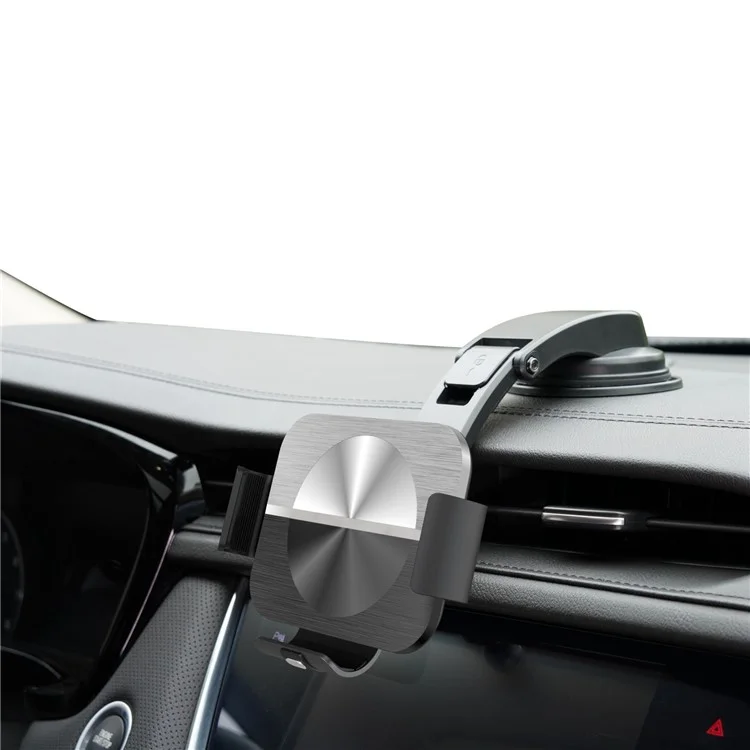 S11 Electromagnetic Induction Wireless Charger Foldable Screen Phone Clamp Holder Car Air Vent / Dashboard / Windshield Mount Bracket for Samsung Qi-enabled Phones