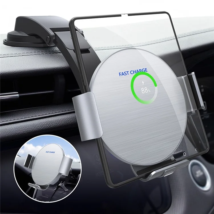 Cargador inalámbrico para coche S9 Coil Induction compatible con Samsung Galaxy Fold Series Folding Screen Phones Cargador sin cables