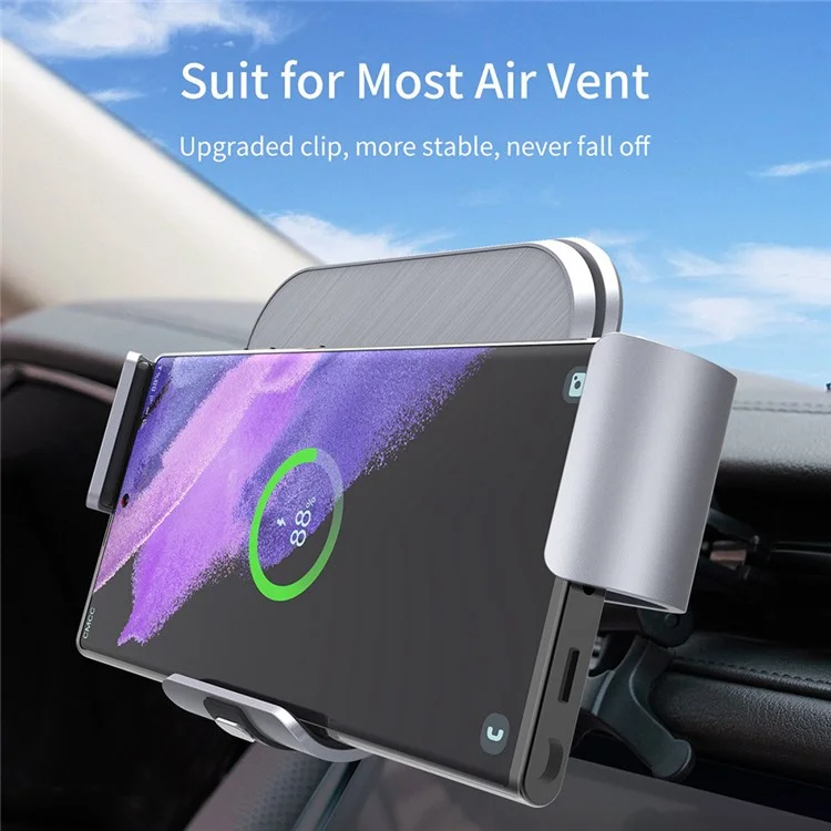 Suporte para celular S8 dobrável, grampo para carro, carregador sem fio por indução eletromagnética para Samsung Galaxy Fold
