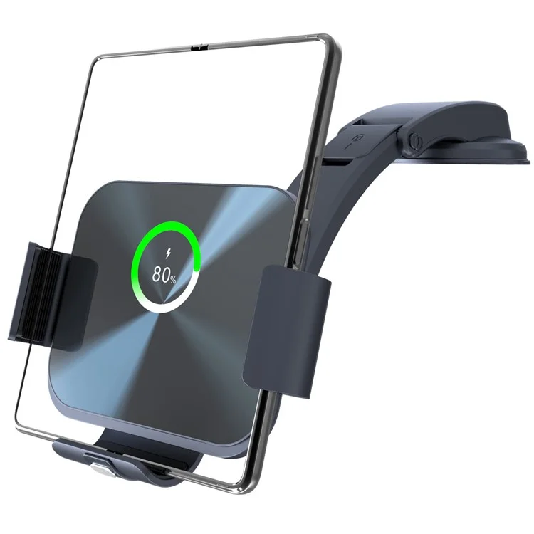S3 Coil Electromagnetic Induction Wireless Charger Car Holder Foldable Phone Clamp Mount for Samsung Galaxy Fold