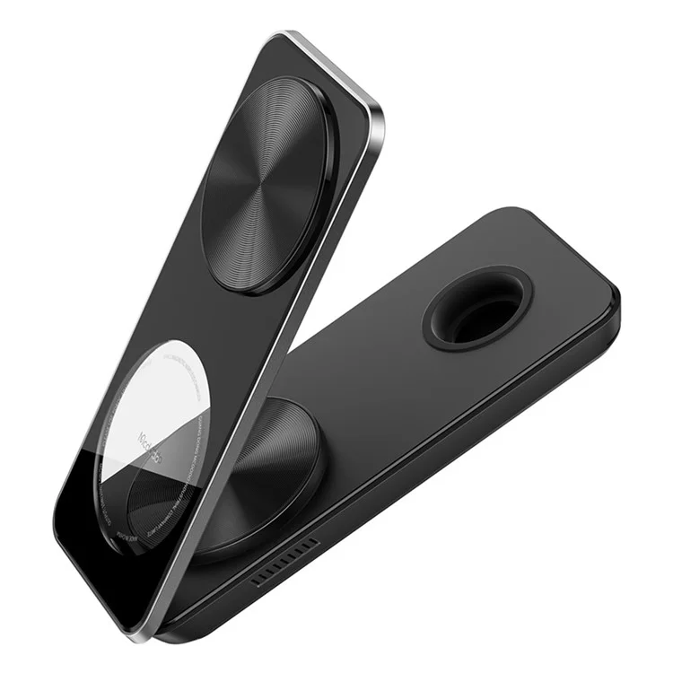 MCDODO CH-115 Chargeur Sans Fil Magnétique 3-en-1 Strong Adsorption Pliage Fast Charging Stand Iphone 12 / 13 / Téléphones Mobiles 14 de la Série - le Noir