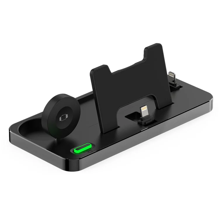 Chargeur de téléphone de bureau 3-en-1 GY-Z17 15W, support de charge sans fil pour Apple Watch / AirPods / iPhone