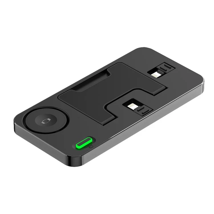 Chargeur de téléphone de bureau 3-en-1 GY-Z17 15W, support de charge sans fil pour Apple Watch / AirPods / iPhone