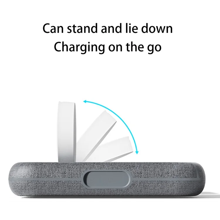 MOMAX Q.Mag Go Chargeur sans fil magnétique pliable 2-en-1 20 W, Chargeur portable pour téléphone pour iWatch (certifié MFM + MFW, gris foncé)