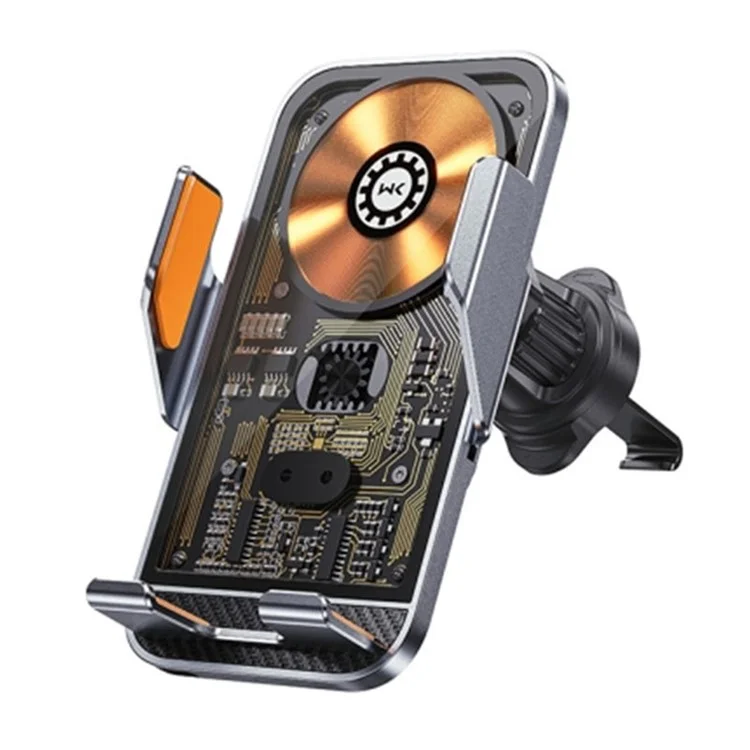 WEKOME WP-U204 15W Car Wireless Charger Intelligent Automatic Induction Air Vent Transparent Phone Holder