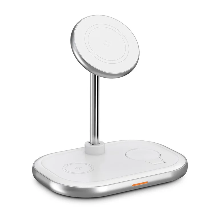 W32 Desktop 3-in-1 Magnetisches Kabelloses Ladegerät für Telefon, Uhr, Headset 15W Schnellladegerät Stand