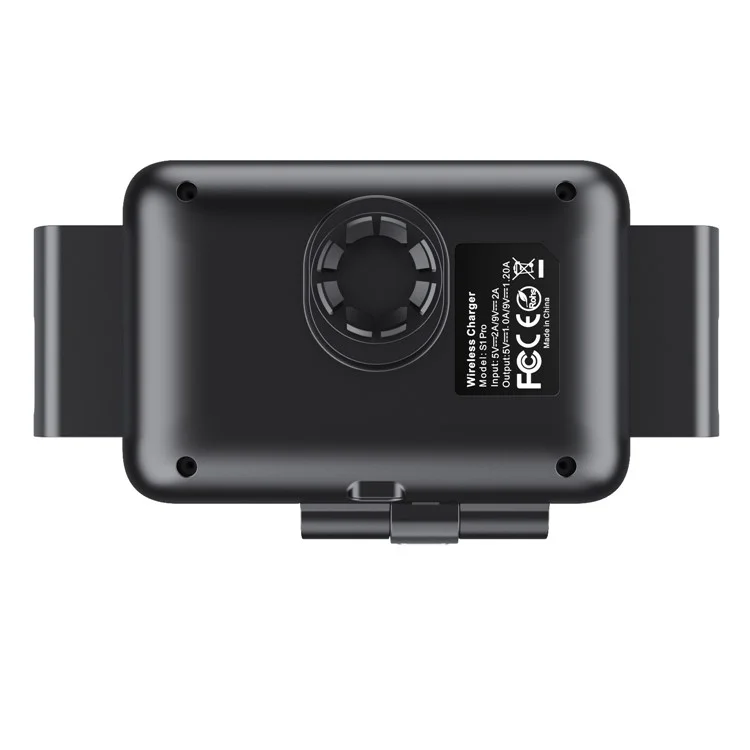 S1 Pro para Samsung Galaxy Fold / Huawei Mate X Teléfono Plegable Cargador Inalámbrico para Coche Soporte de Teléfono Soporte de Carga