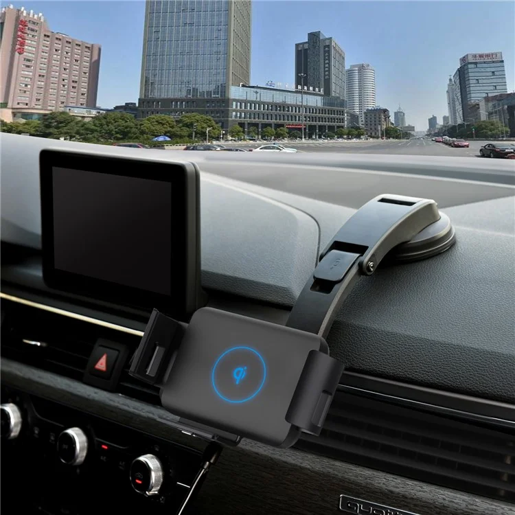 S1 Pro para Samsung Galaxy Fold / Huawei Mate X Teléfono Plegable Cargador Inalámbrico para Coche Soporte de Teléfono Soporte de Carga