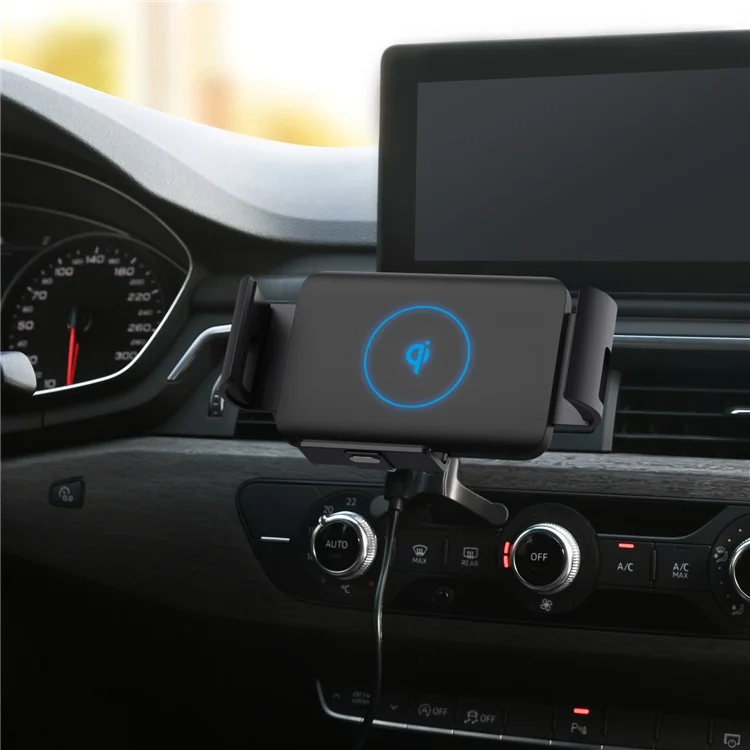 S1 Pro para Samsung Galaxy Fold / Huawei Mate X Teléfono Plegable Cargador Inalámbrico para Coche Soporte de Teléfono Soporte de Carga