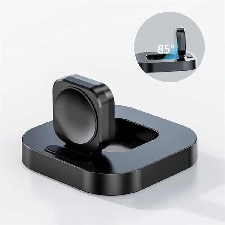 JJT-A56 Per Apple Watch Series 1-8 Caricabatterie Smartwatch Portatile Magnetico Wireless - Bianco