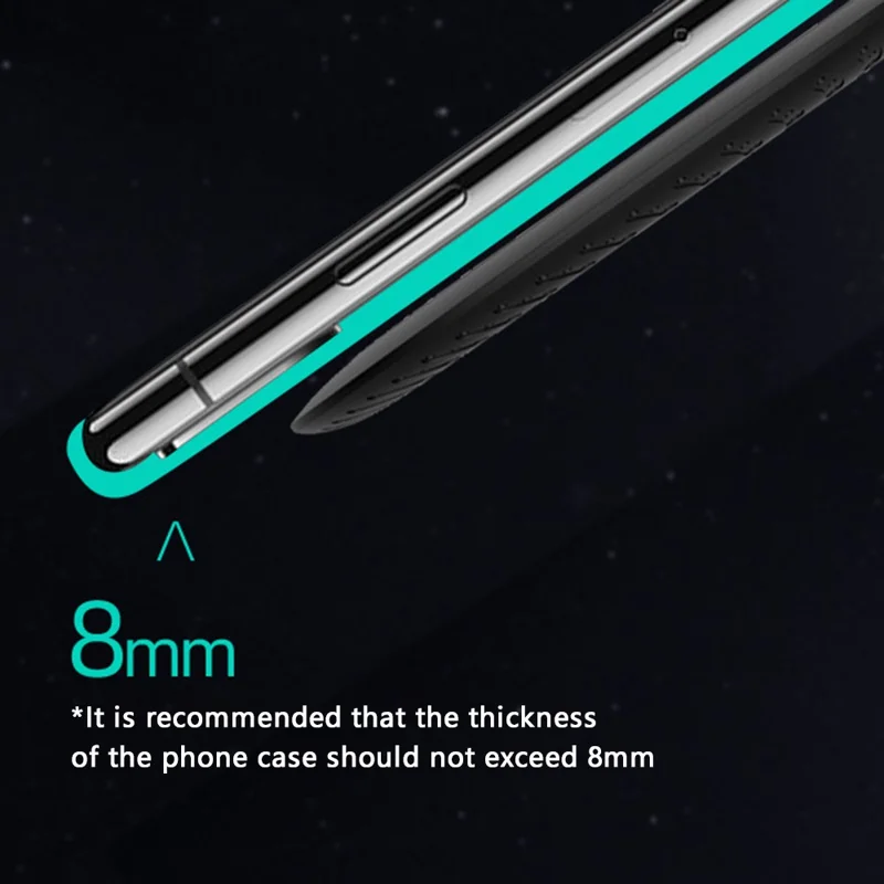 SP-Q18 Mobile Phone Round Wireless Charger Desktop 15W Fast Charging Panel - White