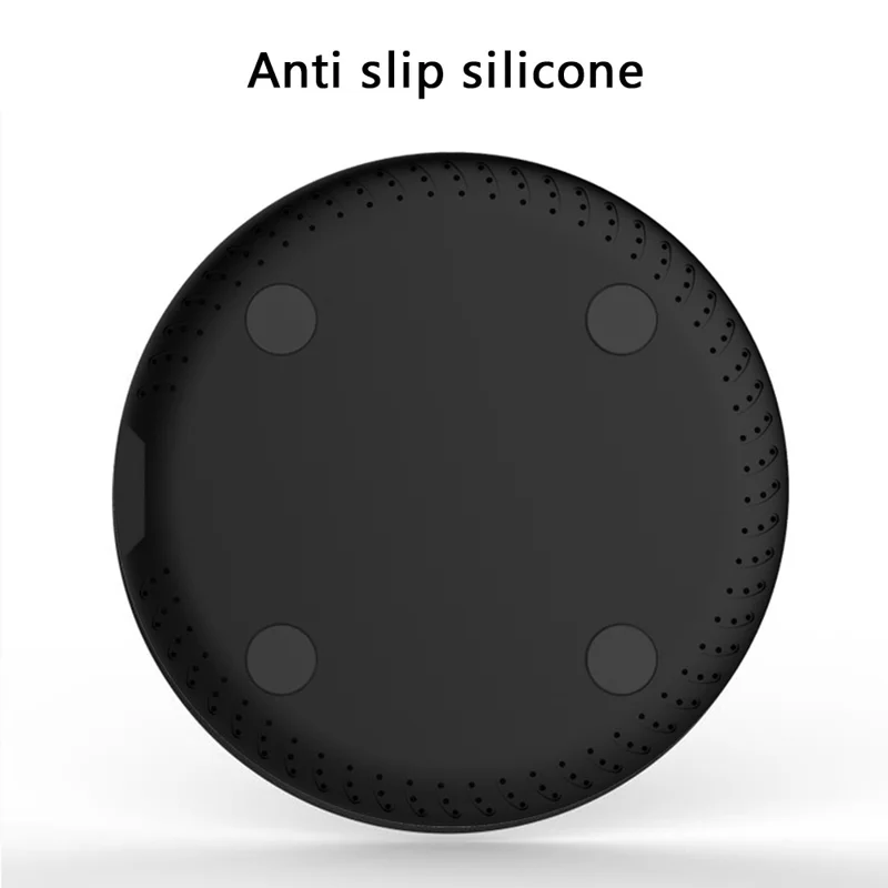 SP-Q18 Mobile Phone Round Wireless Charger Desktop 15W Fast Charging Panel - White