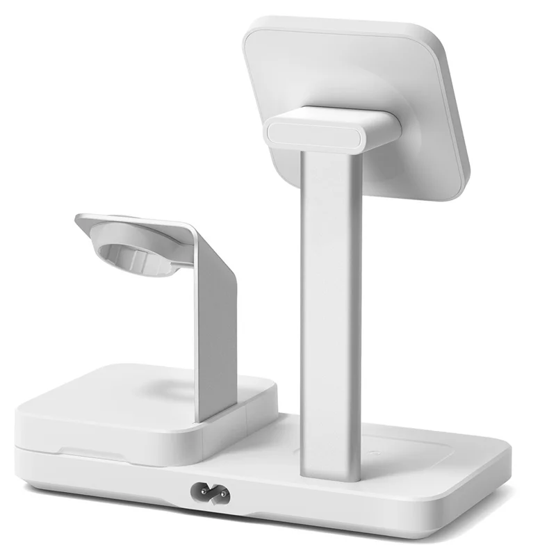 ESR 6E004 5-in-1 Wireless Charger 65W Magnetic Charging Station for Apple Multiple Devices - White / US Plug