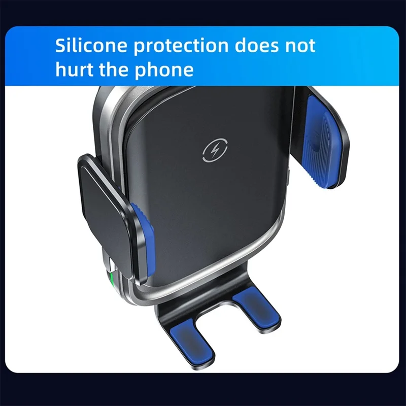 CW35 15W Car Vent Wireless Charger with Automatic Touch Sensing Phone Holder (Versione Standard)